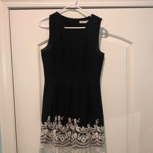 Blu Pepper - Black Dress; White Lace